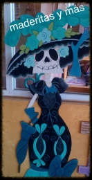 Adorno de la Catrina - Manualidades Maderitas Puebla - Manualidades Maderitas Puebla - Puebla