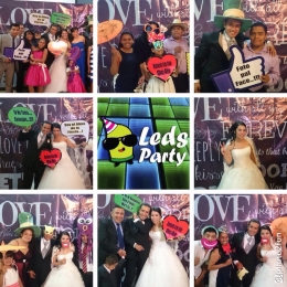 Photocall para tu boda - Leds Party - Pistas iluminadas y servicios para eventos - Puebla