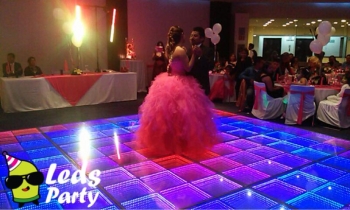 Pista iluminada infinity, ideal para tu momento especial - Leds Party - Pistas iluminadas y servicio...