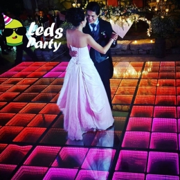 Para tu boda, contrata nuestra pista iluminada infinity - Leds Party - Pistas iluminadas y servicios...
