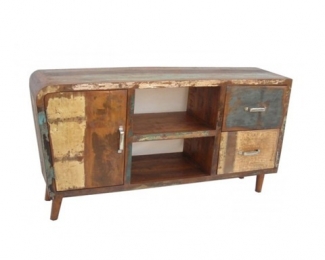 muebles vintage con colores contrastantes - BORA cortinas, persianas y decoración - Puebla