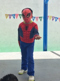 Spider man no podía faltar - Colegio Europeo - Blvd. Valsequillo No. 1035, San Baltazar Campeche PUE...