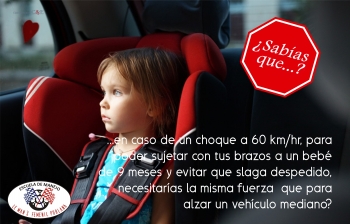 La seguridad de todos en el auto es importante pero de manera especial la de los pequeños. NUNCA lle...