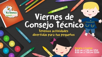 Ell viernes de consejo no es pretexto; tenemos actividades divertidas para tus pequeños - Colegio Bu...