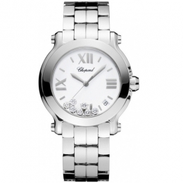 HAPPY SPORT
36mm - Cuarzo - Acero y diamantes
 - Bauer Joyeros - Puebla