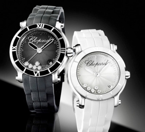 HAPPY SPORT
36mm - Cuarzo - Acero, diamantes y caucho - Bauer Joyeros - Puebla