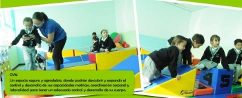 Colegio Saint Marie cuenta con un gimnasio seguro y agradable para que los niños descubran sus capac...