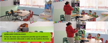 Nuestro colegio Saint Marie cuenta con mobiliario especializado para que cada niño pueda recibir la ...