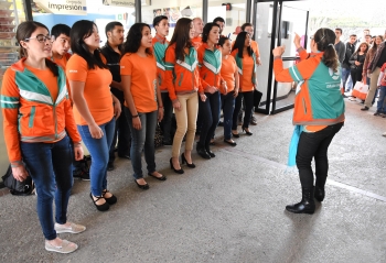 Jóvenes de bachillerato y preparatoria de diferentes estados de la República Mexicana, se reunieron ...