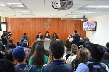 Jóvenes de bachillerato y preparatoria de diferentes estados de la República Mexicana, se reunieron ...