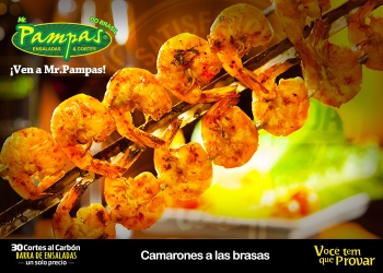 Camarones a las brasas - Mr. Pampas - Puebla