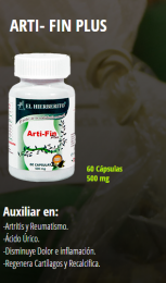 Auxiliar en artritis y reumatismo - Tienda Naturista El Hierberito - Puebla