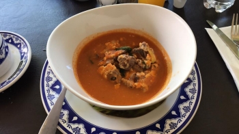 Revueltos con cecina. - Restaurante Pizzería Vittorio's - Puebla