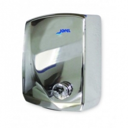 Secador con botón pulsador en acero inoxidable. - Eurowipe Higiene Institucional - Productos de limp...