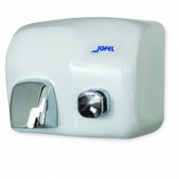 Secador pulsador óptico en vitrificado blanco. - Eurowipe Higiene Institucional - Productos de limpi...