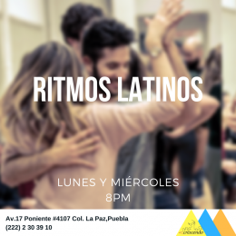 No te quedes sentado en las fiestas...aprende a bailar ritmos latinos - Crescendo Music - Puebla