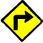 Curva cerrada
Se utiliza para indicar curvas cerradas, a la izquierda o derecha, según esté señalan...