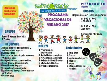 Curso de Verano Saint Marie - Colegio Saint Marie - Puebla