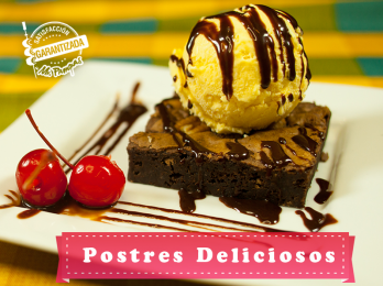 Contamos con algunos postres en nuestra barra de ensaladas incluidos en el precio del rodizio, así c...