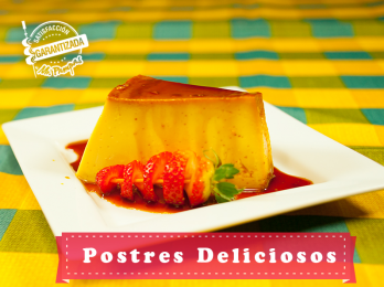 Un flan como postre siempre cae bien al estomago - Mr. Pampas - Puebla