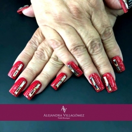 Aplicaciones de Swarovski - Nails Boutique - Puebla