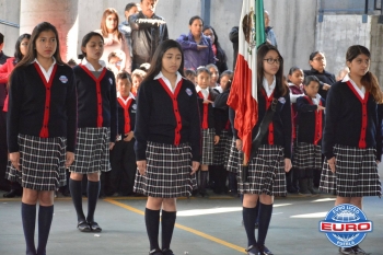 Ceremonia cívica de este Lunes, 13 de Noviembre - Colegio Euro Liceo - Puebla