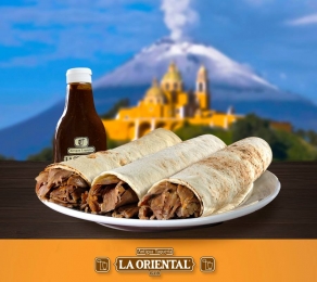 Delicioso Taco árabe - Antigua Taquería La Oriental - Puebla
