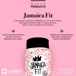 Concentrado de Jamaica endulzado con Stevia + Cafeína. Ideal para personas que quieren bajar de peso...
