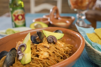 Platillos con Pulpos  - Costamía Mariscos - Puebla