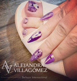 TP: Fotos de: Acrilico en uña de pies y manos con Alejandra Villagómez –  Alejandra Villagómez Nails Boutique - Puebla – 