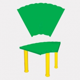MESA TRAPEZOIDAL - Hacer y Aprender - Juguetes didácticos, Material Didáctico, Juguetes Educativos -...
