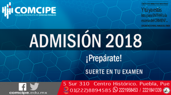 Admisión 2018 universidad de criminalistica en Puebla - Colegio Minimalista de Ciencias Penales - CO...