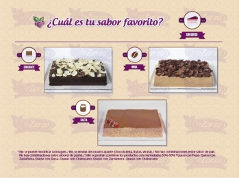 Contamos con más de 10 sabores. - Pastelería La Zarza - Puebla