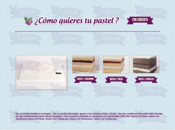 Tenemos diferentes opciones de decorado. - Pastelería La Zarza - Puebla