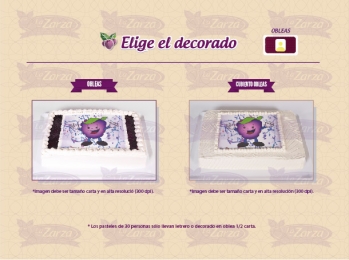 Coloca tu imagen favorita en una oblea comestible. - Pastelería La Zarza - Puebla