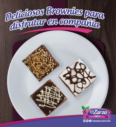 Brownies (paquete con 3 piezas) - Pastelería La Zarza - Puebla