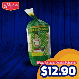 Promoción de tostadas Delicias poblanas - La Pastora - Cremería y Salchichonería - Puebla