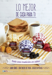 Disfruta las deliciosas mermeladas de la casa en presentación de 300 g. *Zarzamora * fresa * chabaca...