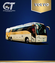 AUTOBÚS VOLVO

*Capacidad desde 47 hasta 50  pasajeros abordo
*Asientos Reclinables Comfort 
*Ai...