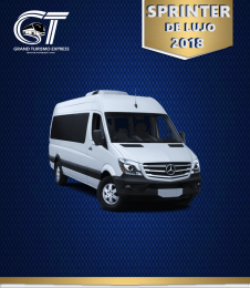 SPRINTER DE LUJO 
MERCEDES BENZ

*Capacidad para 20 pasajeros abordo
*Asientos de piel Reclinabl...