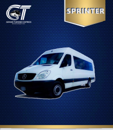 SPRINTER 
MERCEDES BENZ

*Capacidad para 20 pasajeros abordo
*Asientos Reclinables 
*Aire Acond...