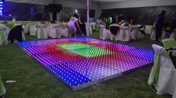 Pista de baile iluminada led para cualquier tipo de evento  - Rebattu Producciones - Puebla