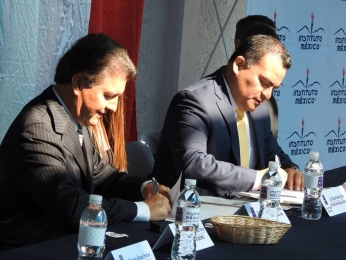 Firma de Convenio - Instituto México de Puebla - IMEX - Puebla