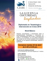 Diplomado en Tanatología e Intervención en crisis - CESE - Centro de Salud Emocional - Puebla