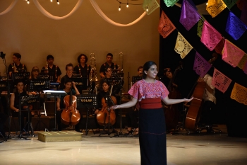 Zentzontle, equipo representativo cultural de la Universidad de las Américas Puebla, presentó 