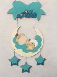 Todo para tu bebe - Colgantes para puerta recién nacidos Soy Niño  - Florentina studio - Puebla