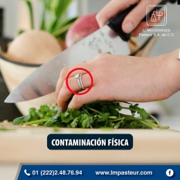 Existen tres tipos de contaminación de alimentos. Hoy te hablaremos de la contaminación física que e...