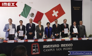 Firma de Convenio IMEX / B.H.M.S - Instituto México de Puebla - IMEX - Puebla