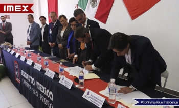 Firma de Convenio IMEX / B.H.M.S - Instituto México de Puebla - IMEX - Puebla