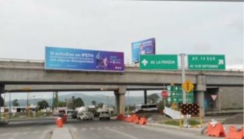 Puente 24 sur y periférico - Billboards - Publicidad Exterior - Puebla
